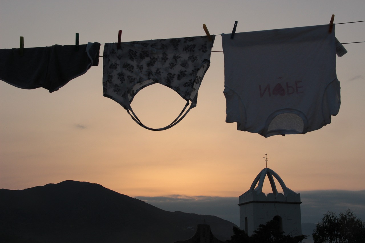 clothes summer sunset free photo