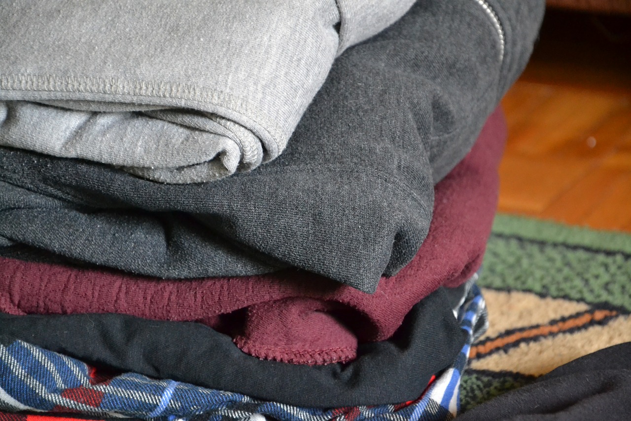 clothes arranged clothing free photo