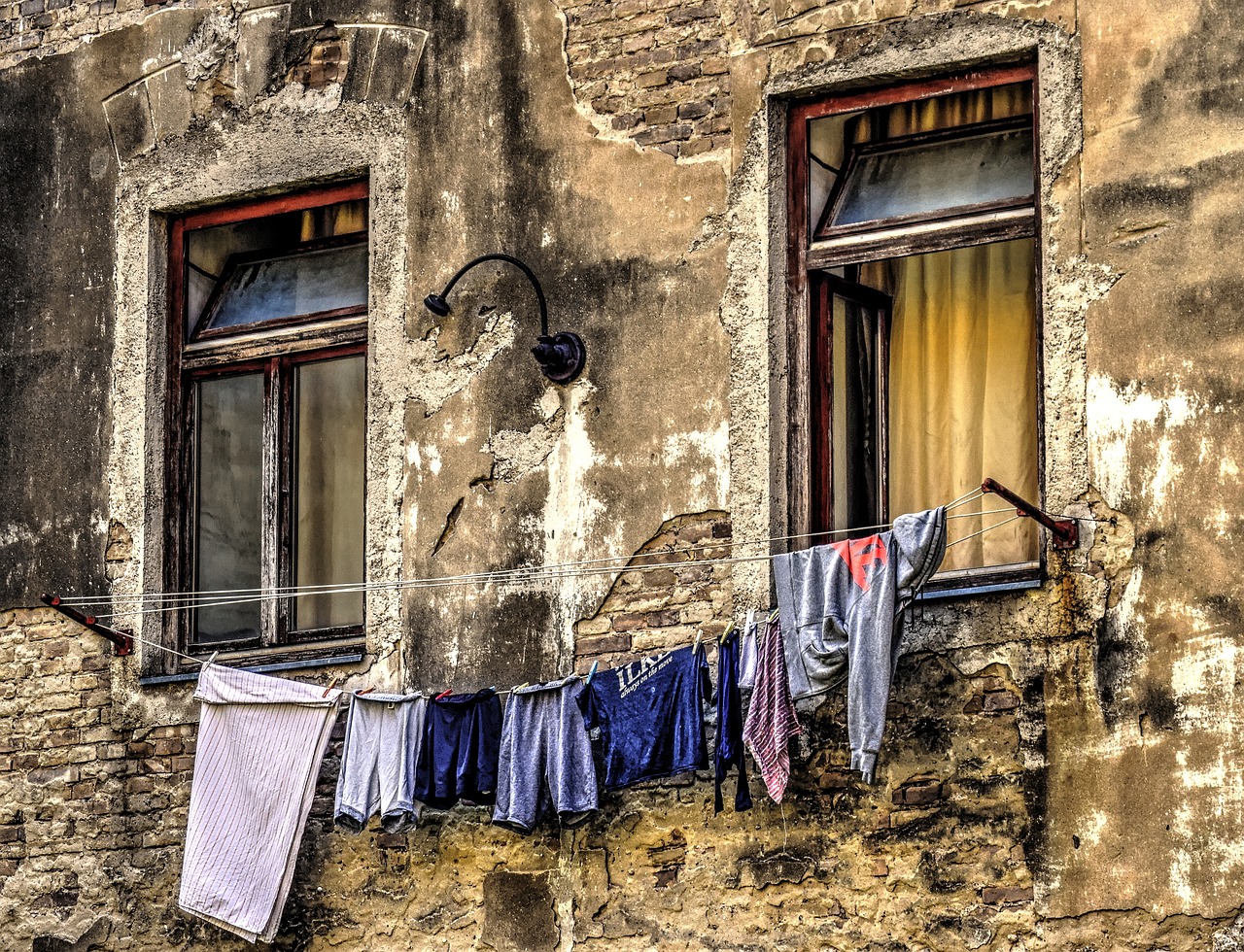clothesline laundry clothing free photo