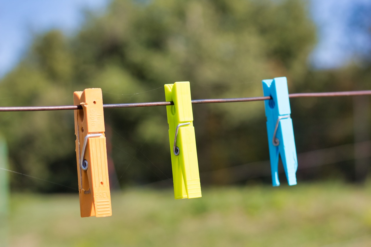 clothespins  hang  washing free photo