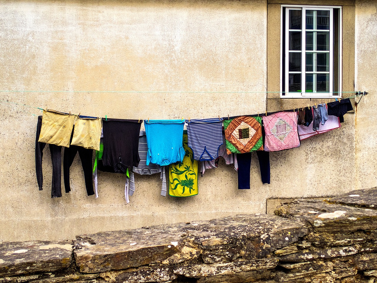 clothing hanging wash free photo