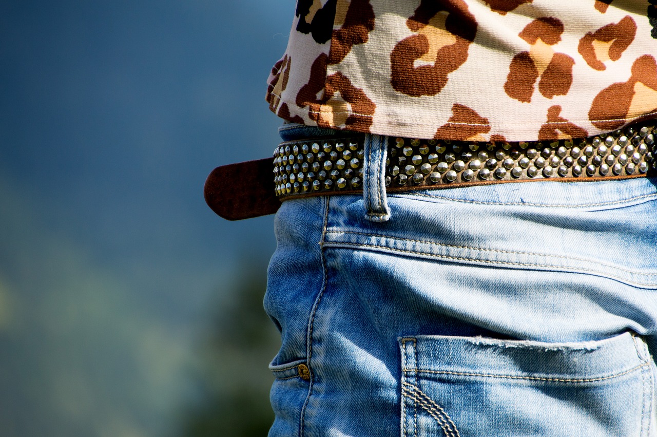 clothing belts jeans free photo