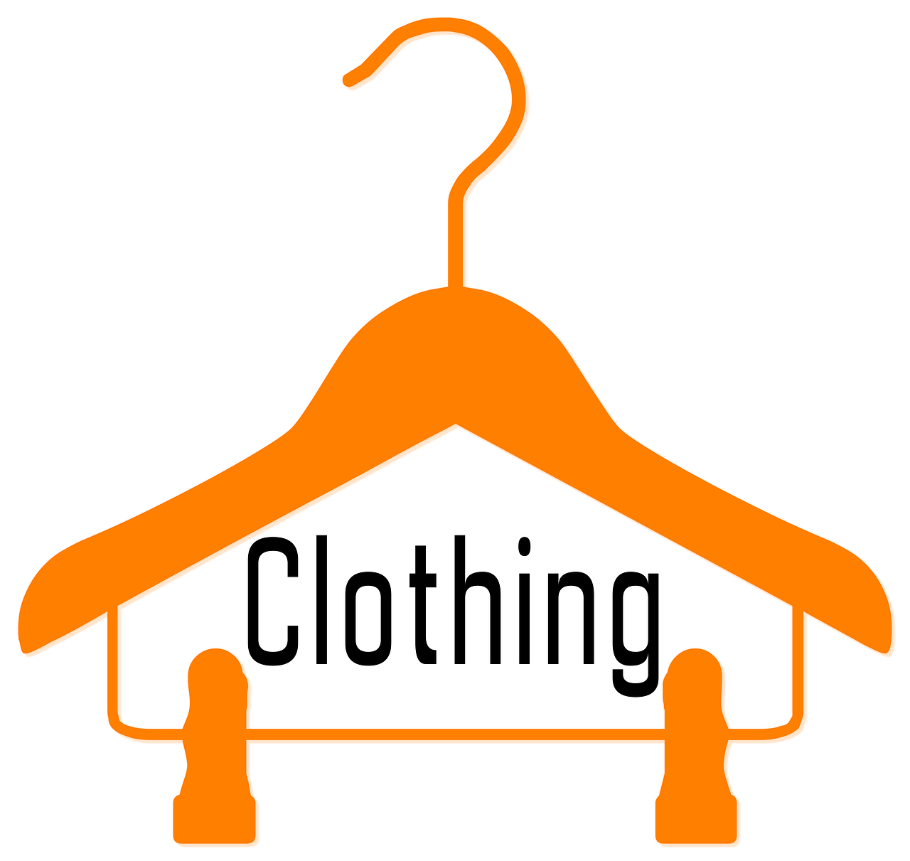 clothing hanger sign free photo
