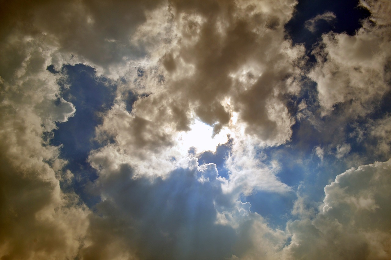 cloud sky sun free photo