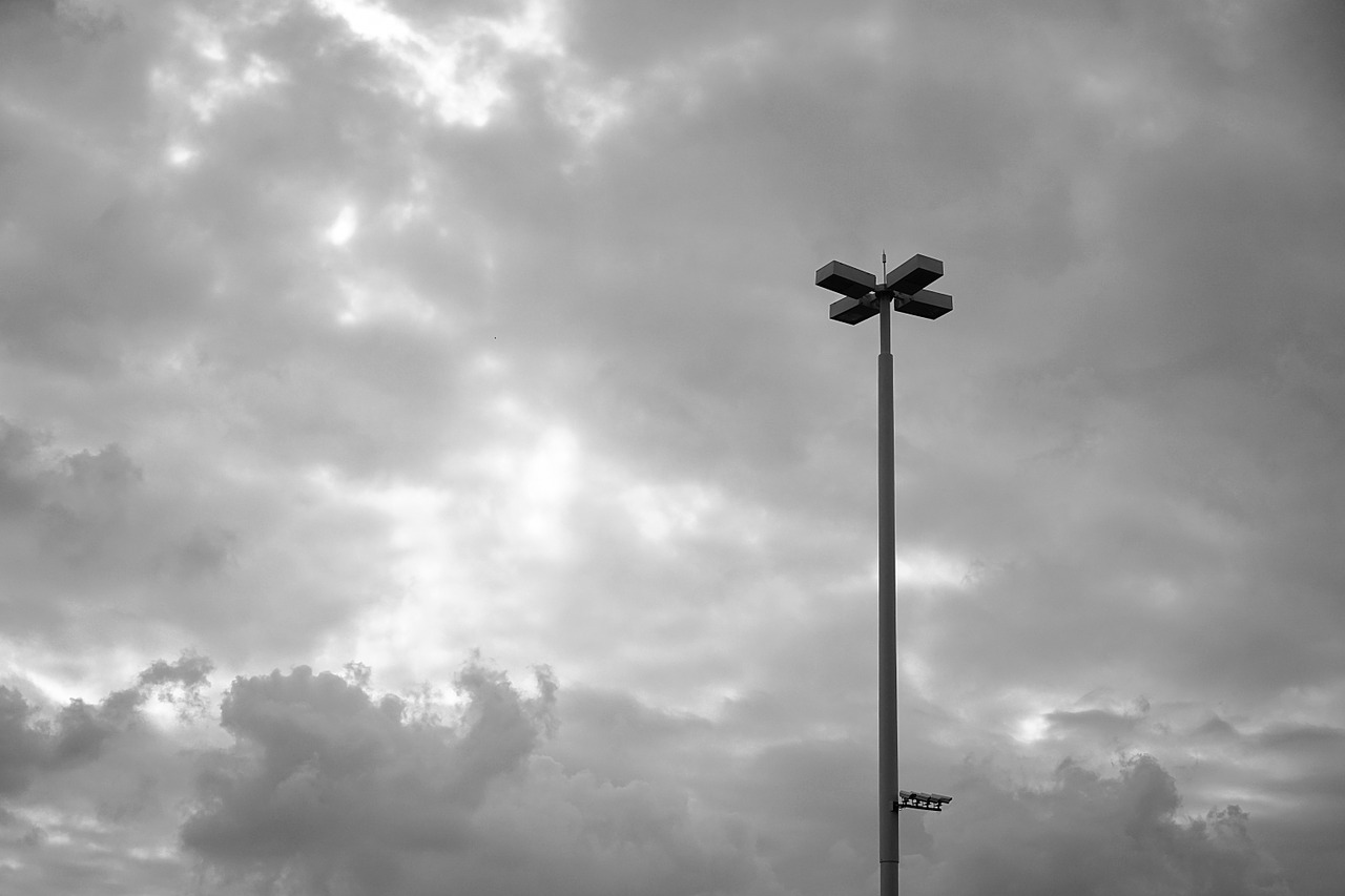 cloud black and white sky free photo
