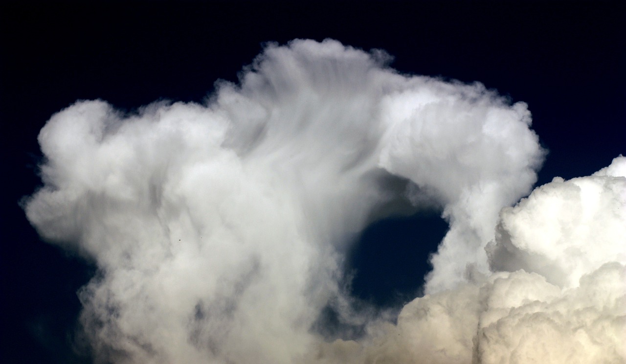 cloud sky fluffy free photo