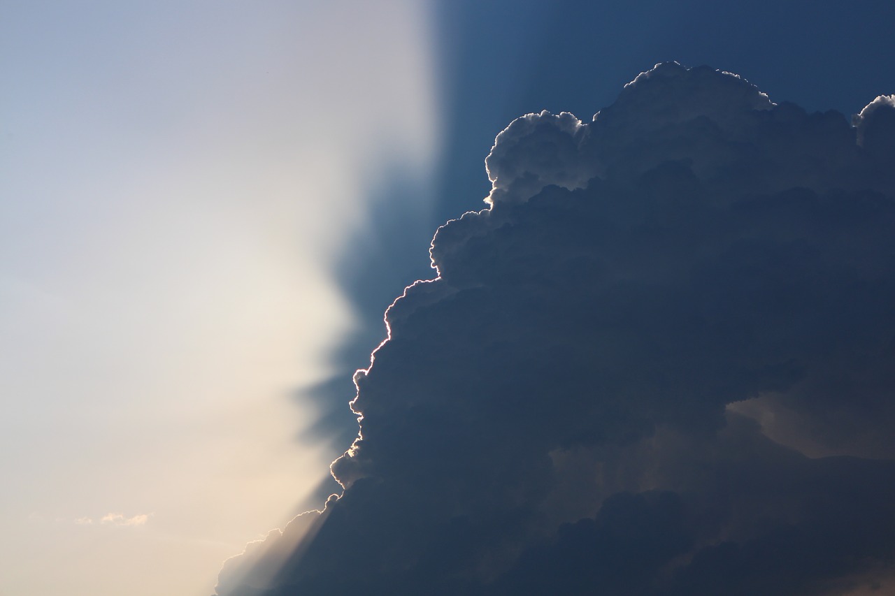 cloud sun thundercloud free photo
