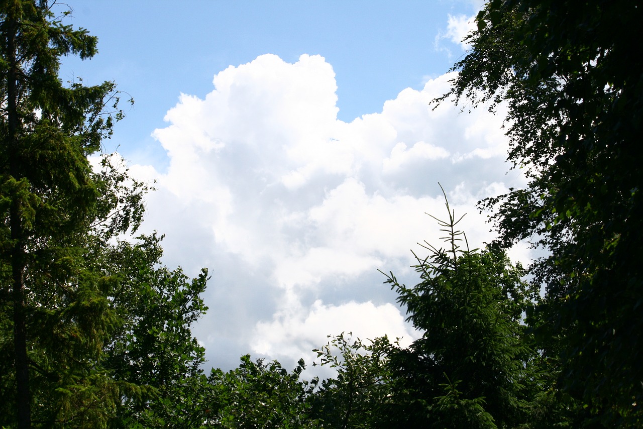 cloud sky blue sky clouds free photo