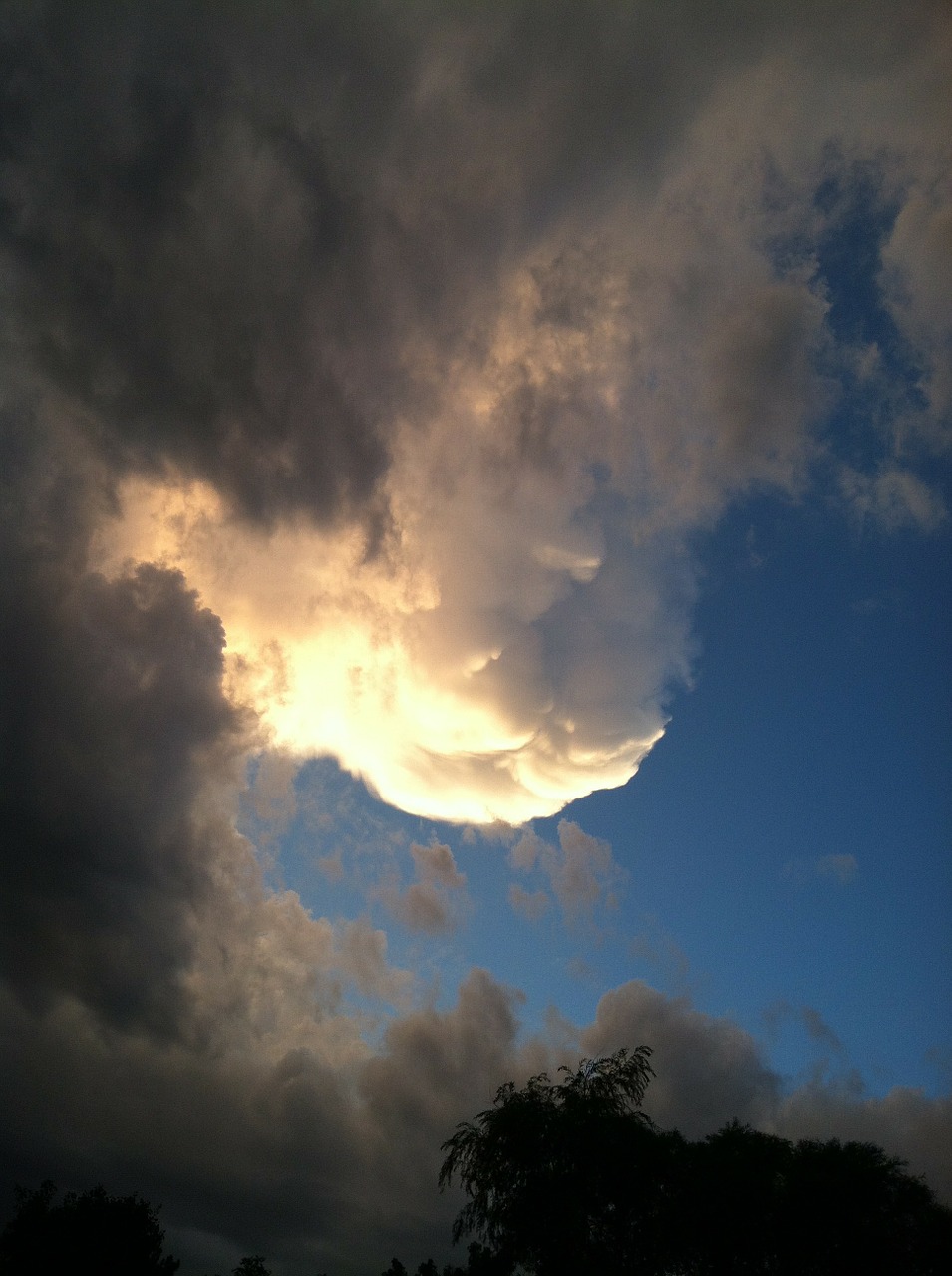 cloud thunder weather free photo