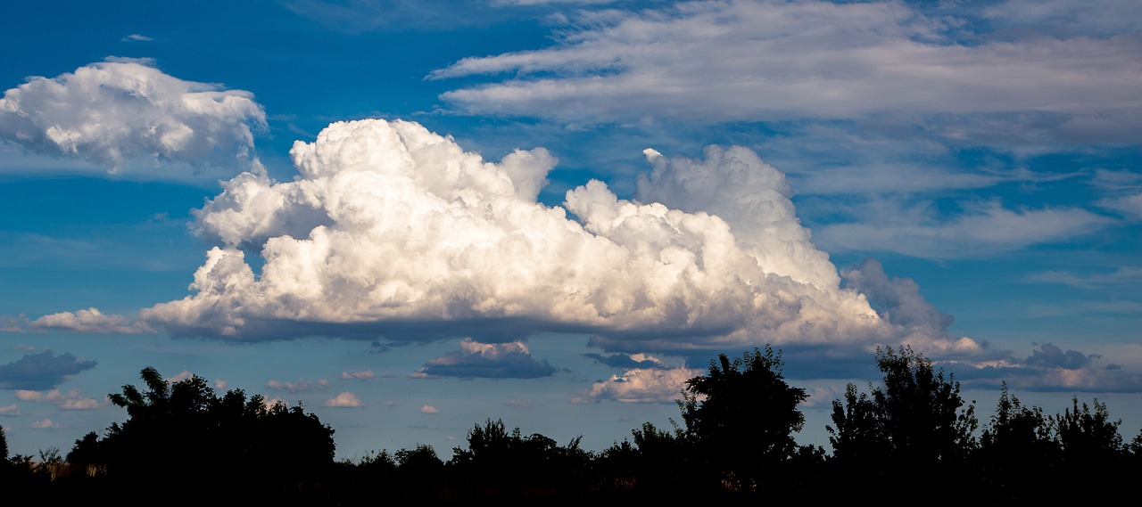 cloud the sky blue free photo