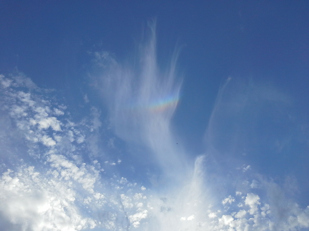 cloud rainbow sky free photo