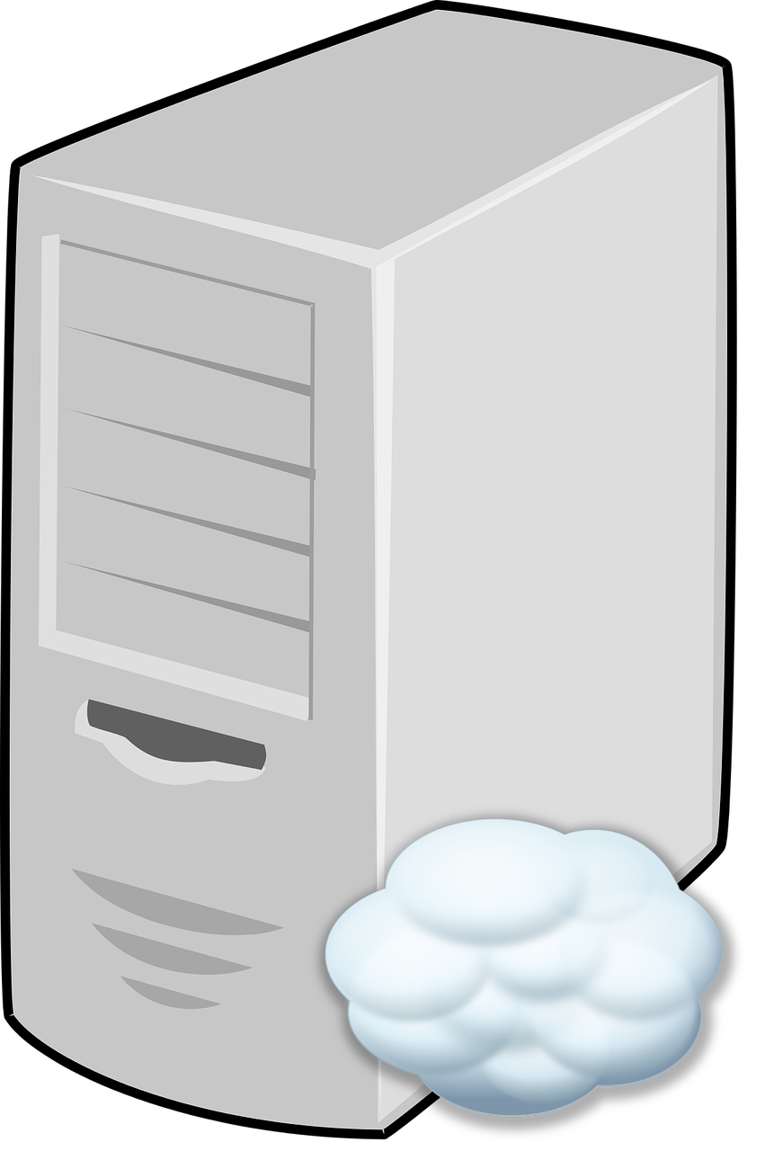cloud server computer free photo