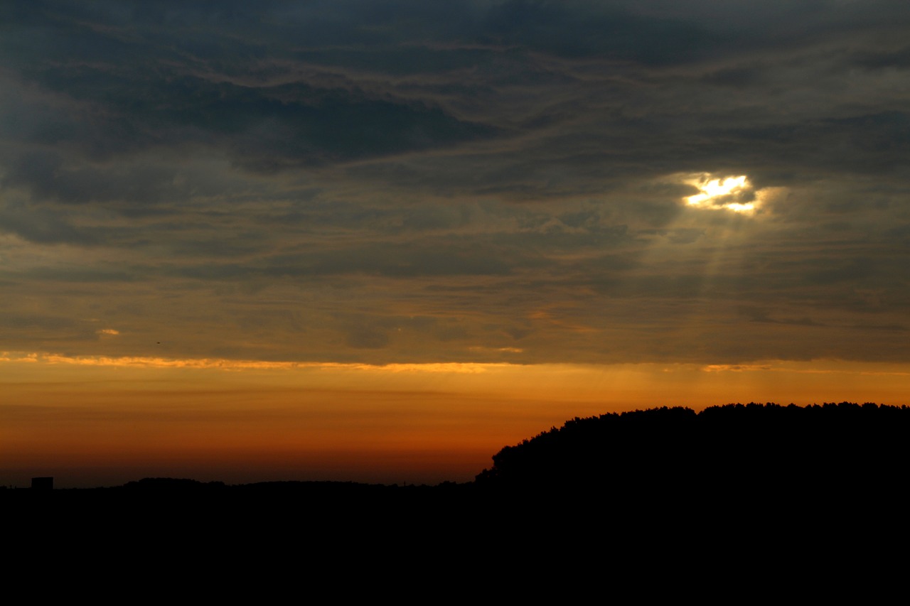 cloud storm twilight free photo