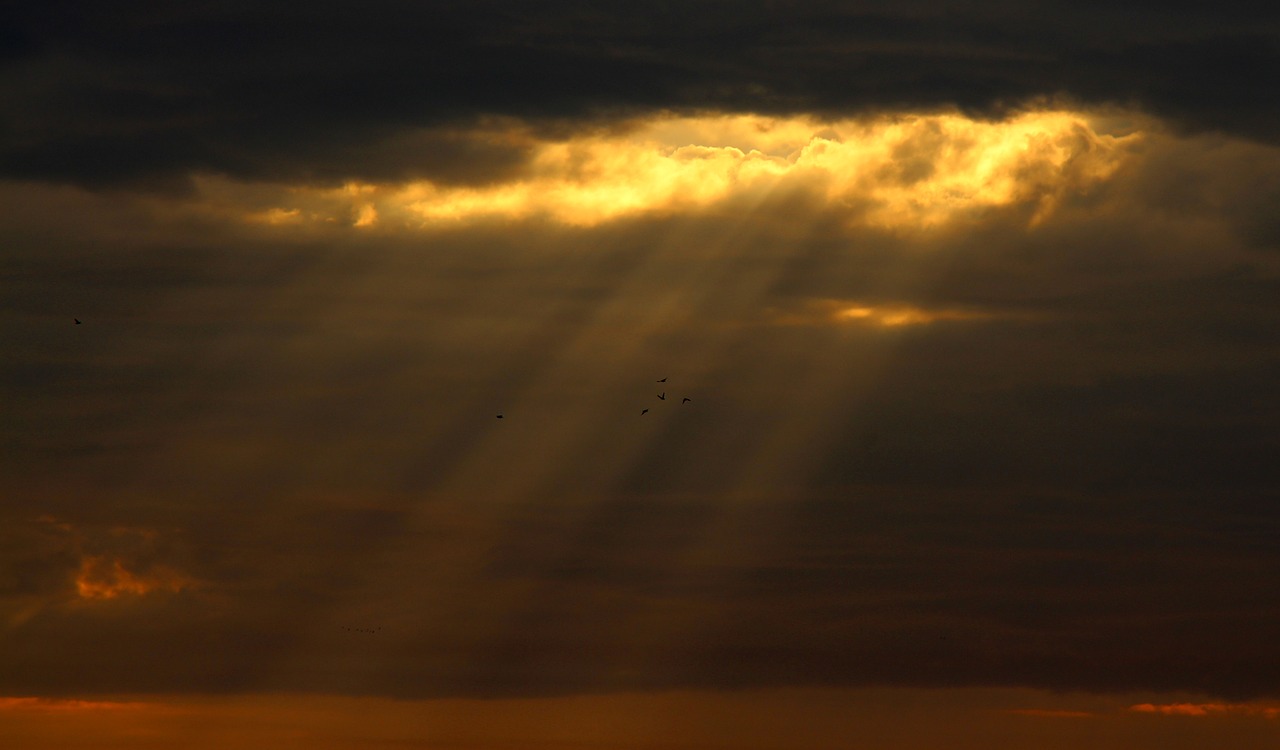 cloud storm twilight free photo