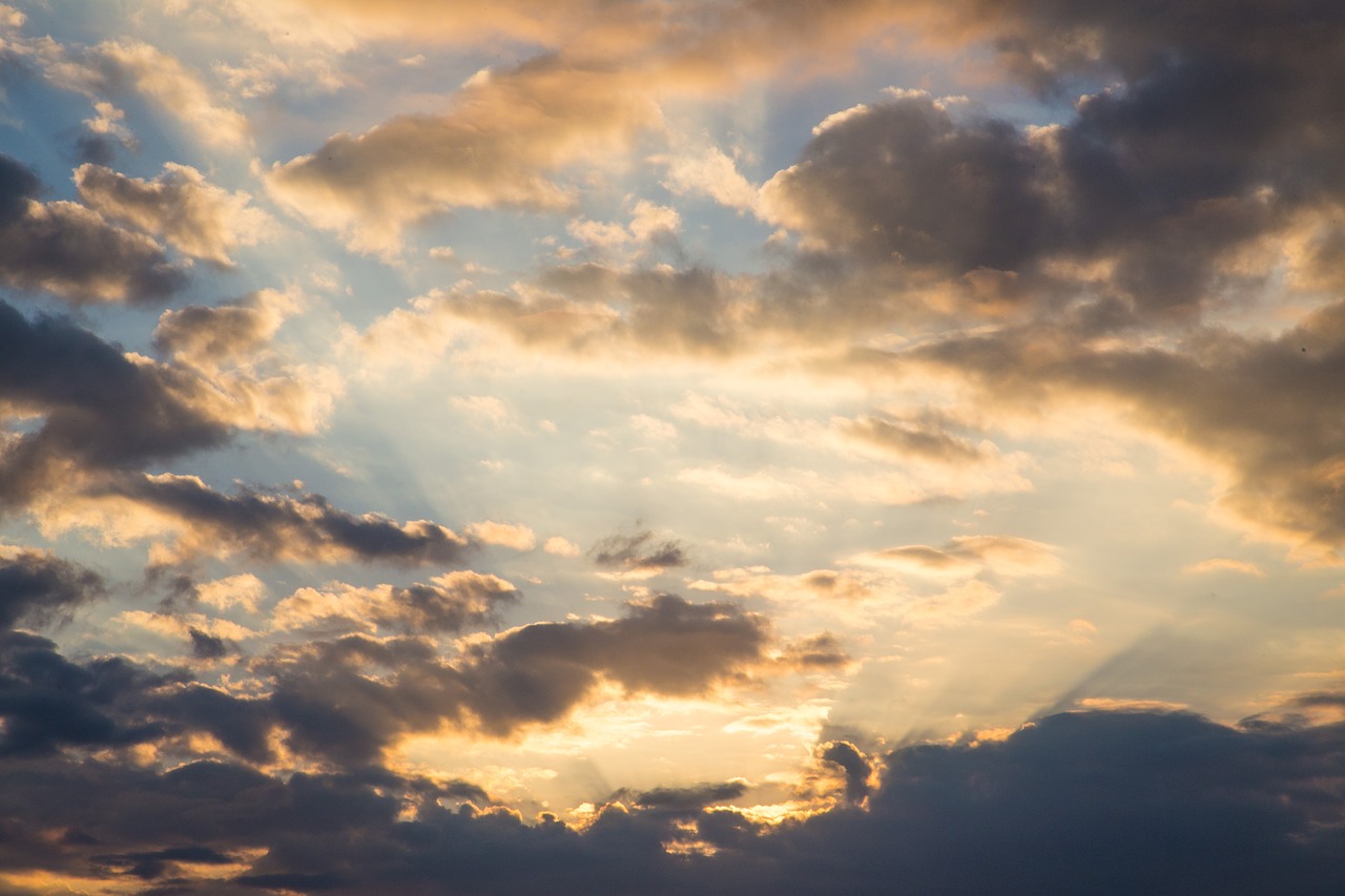 cloud burning clouds the scenery free photo