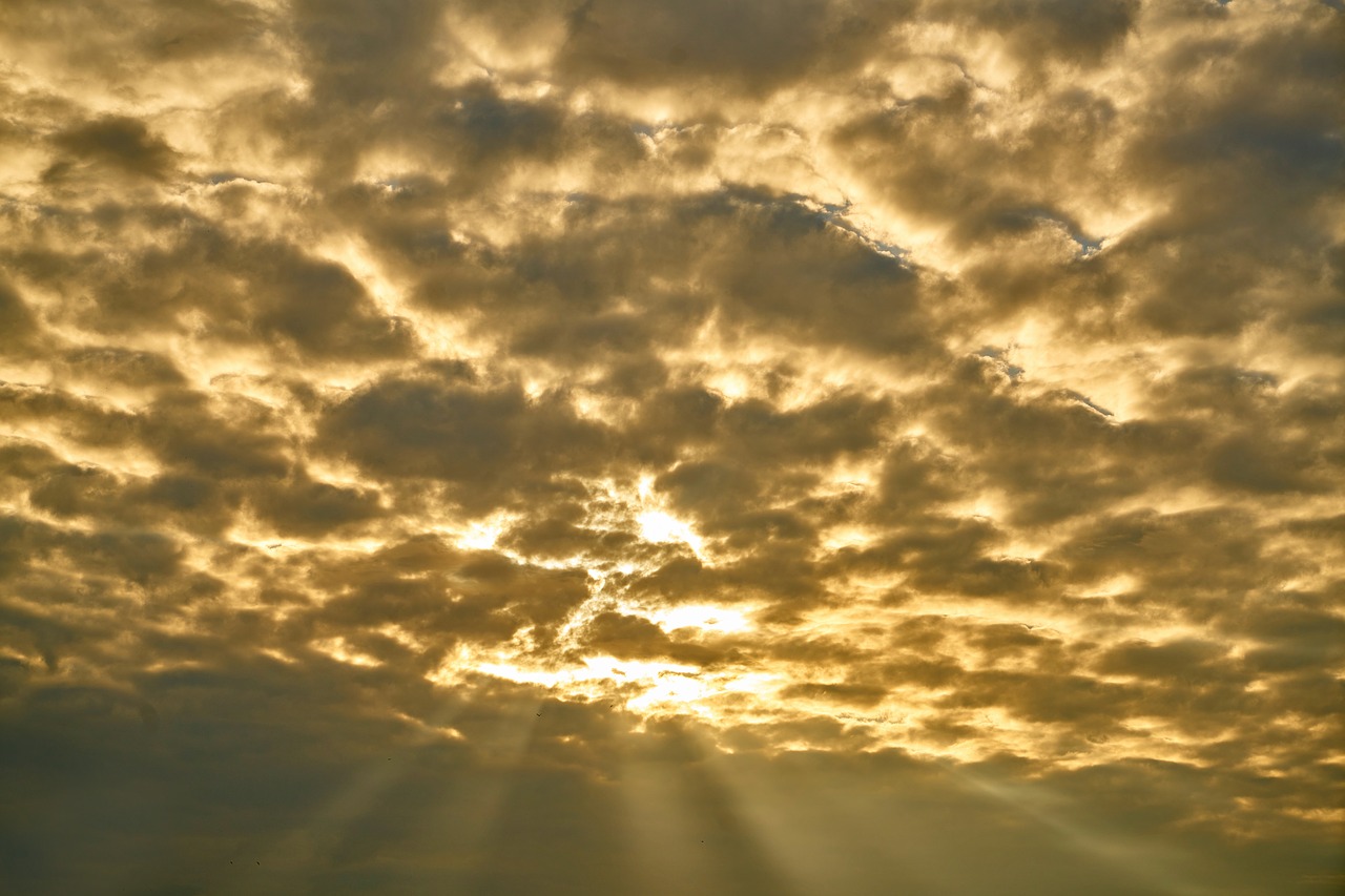 cloud yellow nature free photo