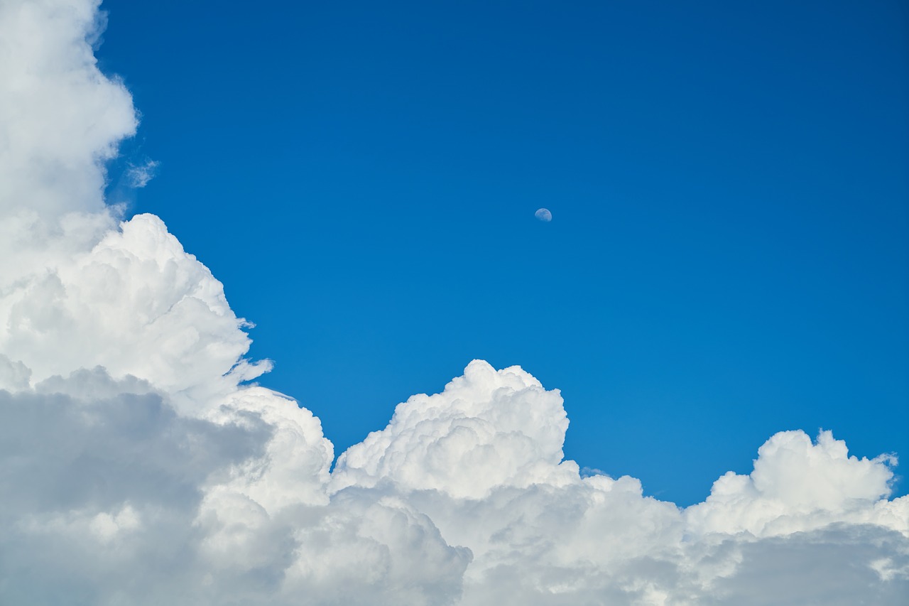 cloud blue background free photo