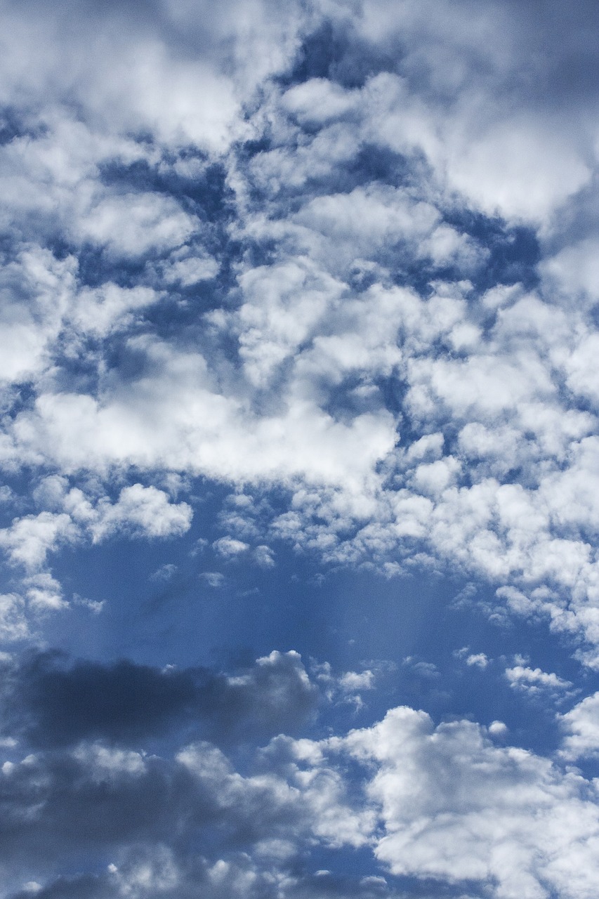 cloud blue clouds free photo