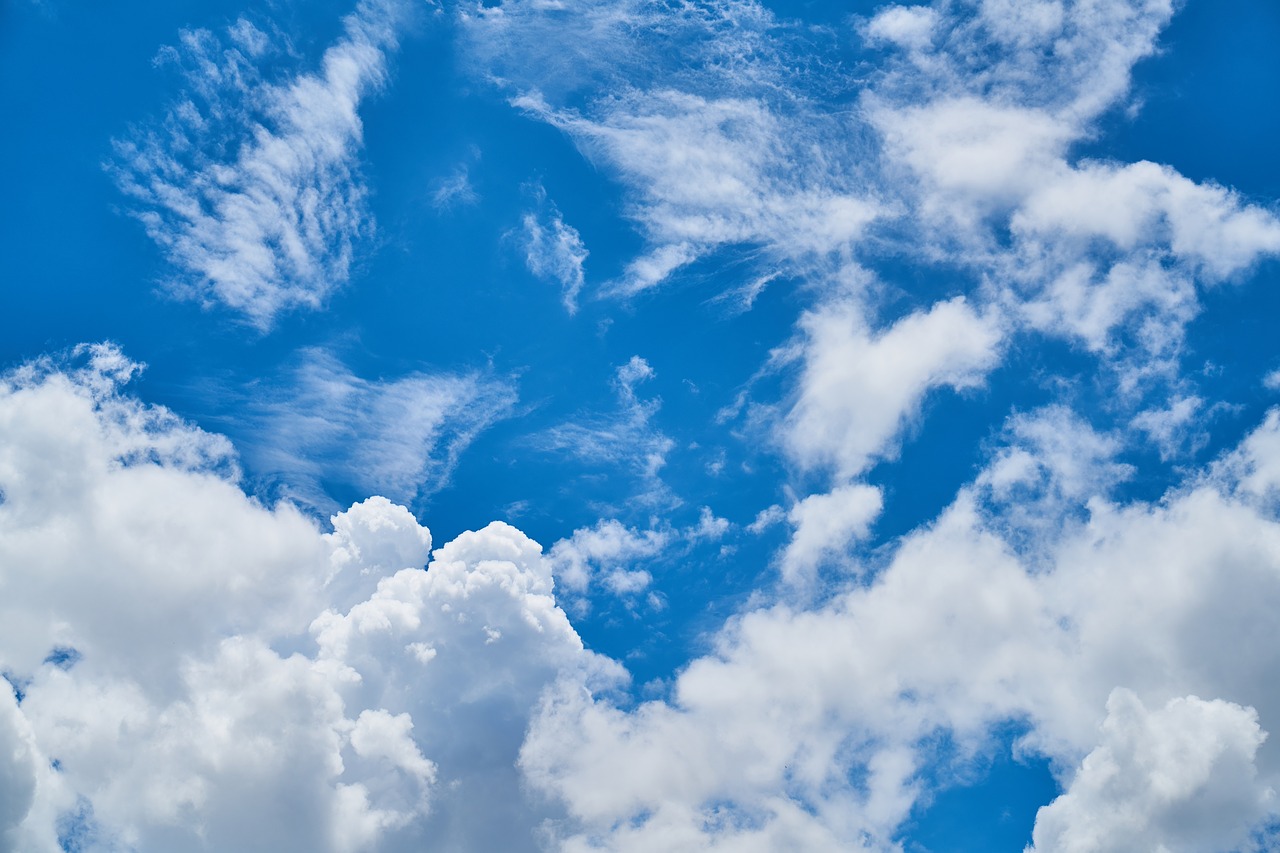 cloud blue landscape free photo