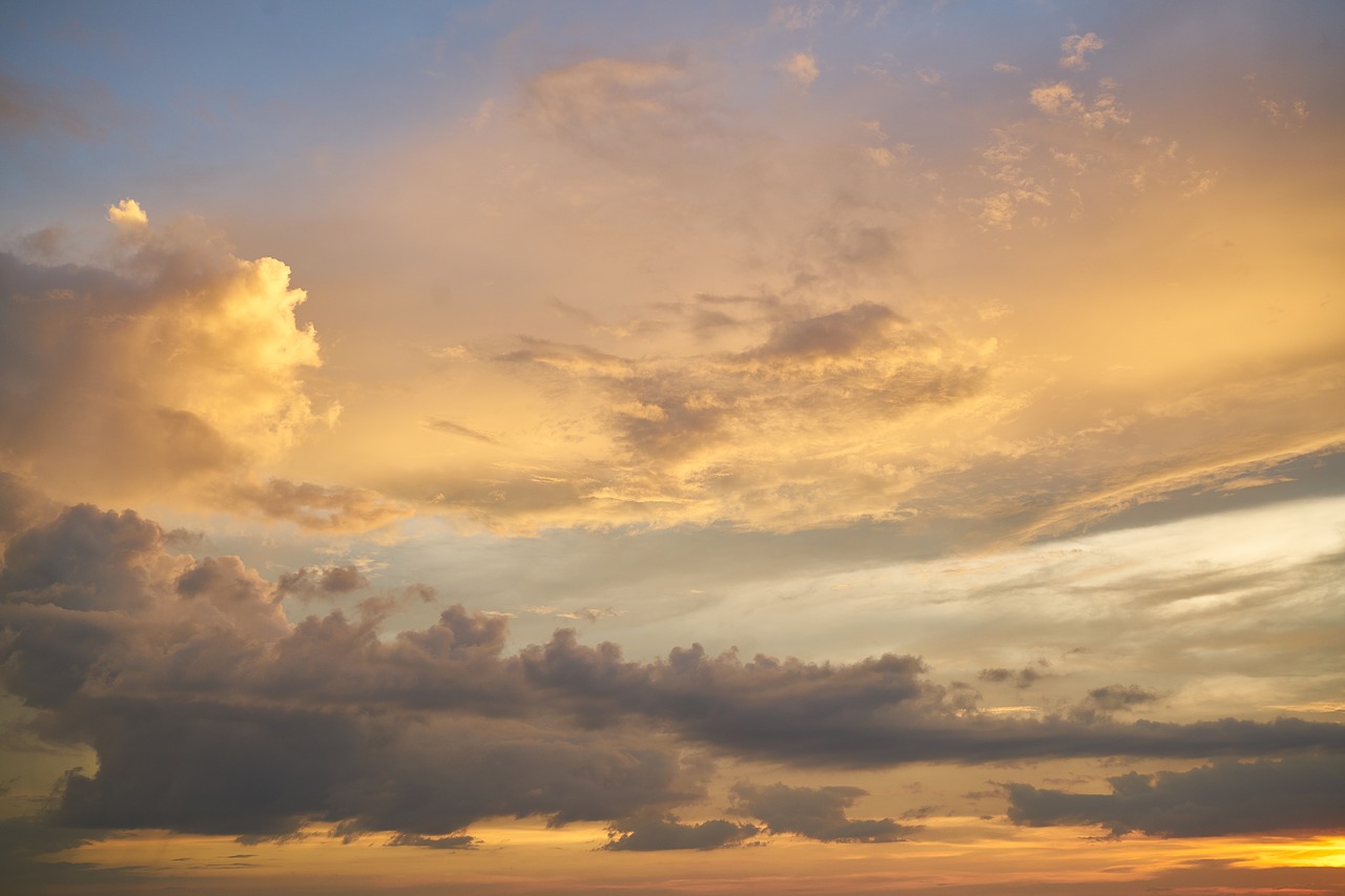 cloud yellow nature free photo