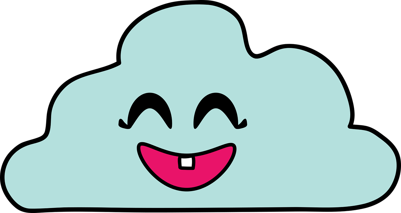 cloud cartoon smile free photo