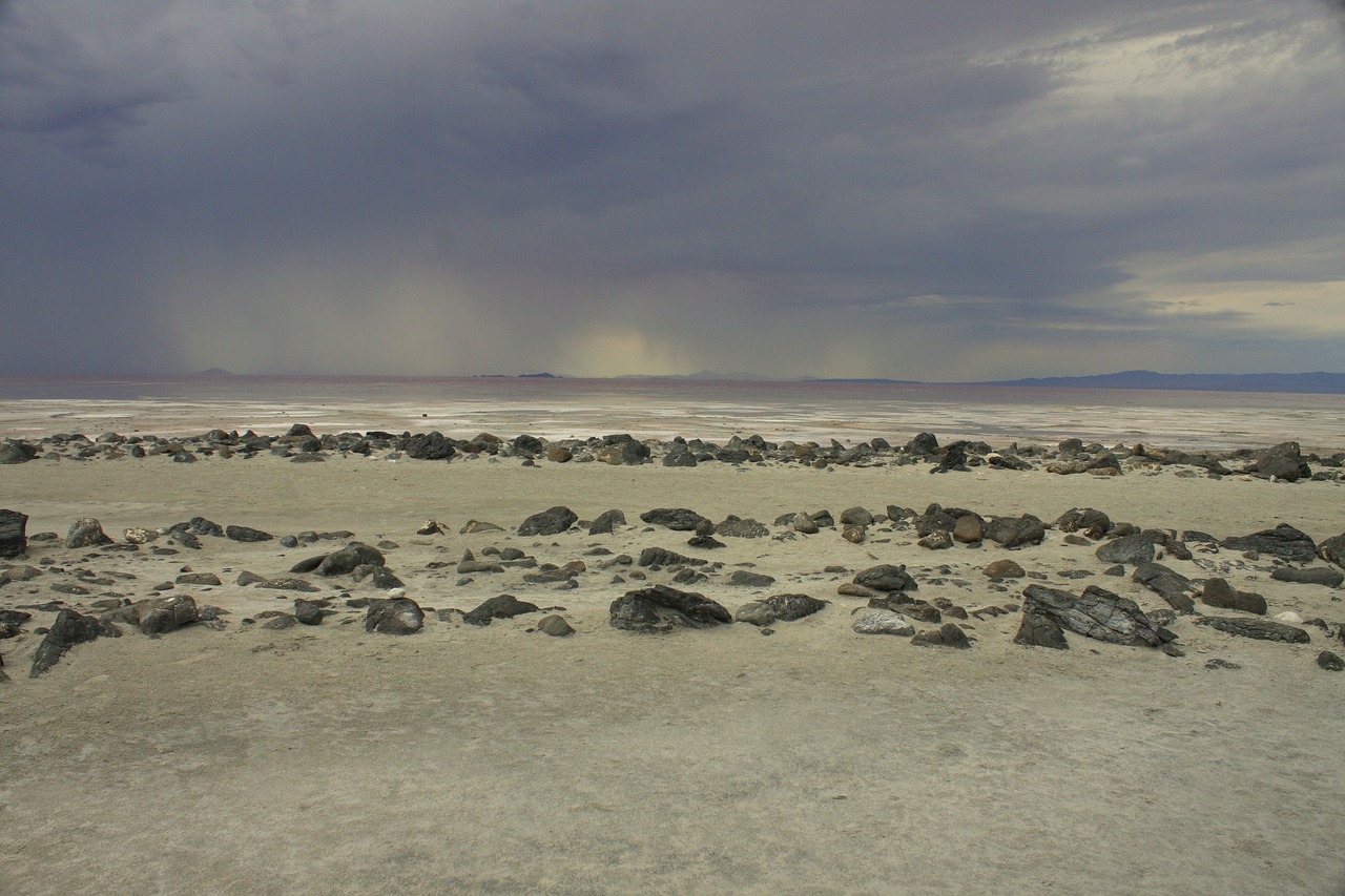 cloud storm spiral jetty free photo