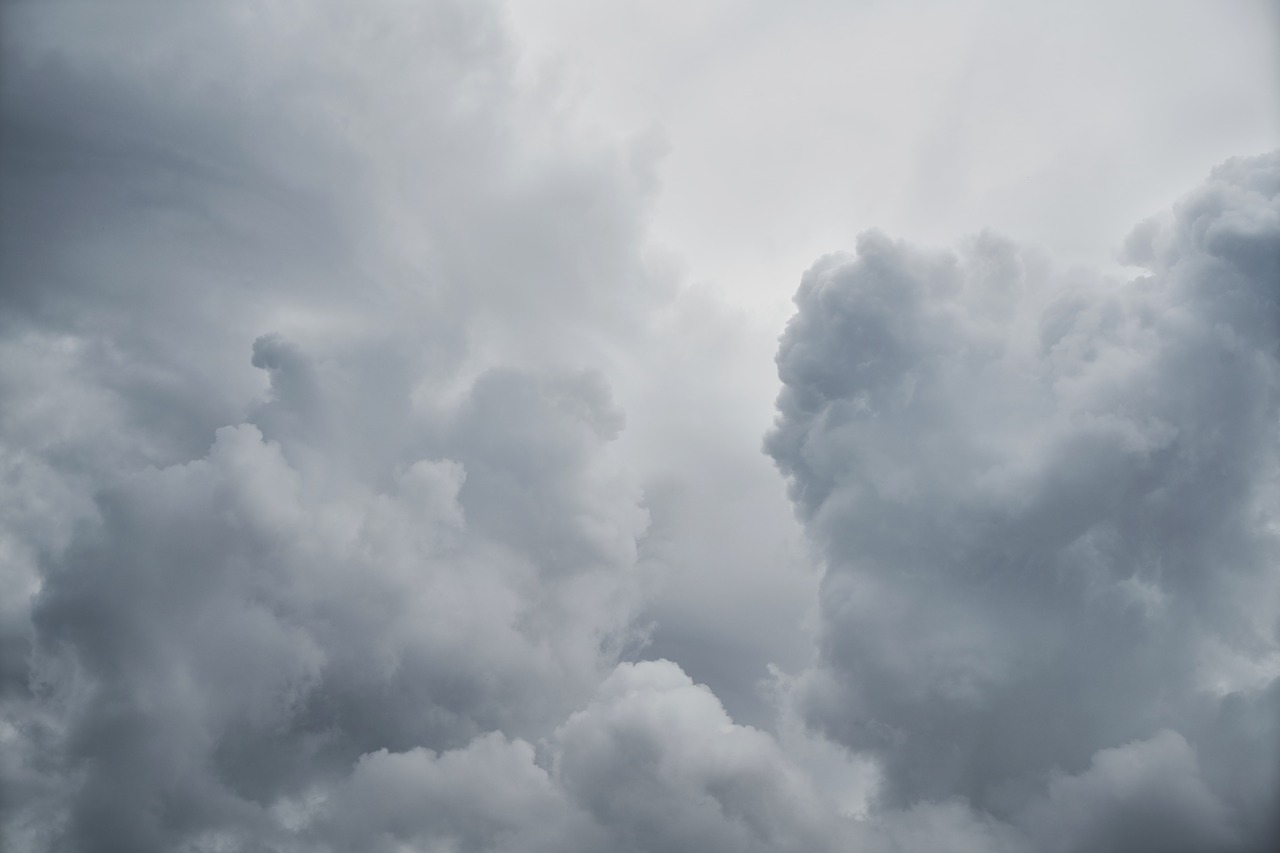 cloud rain white free photo