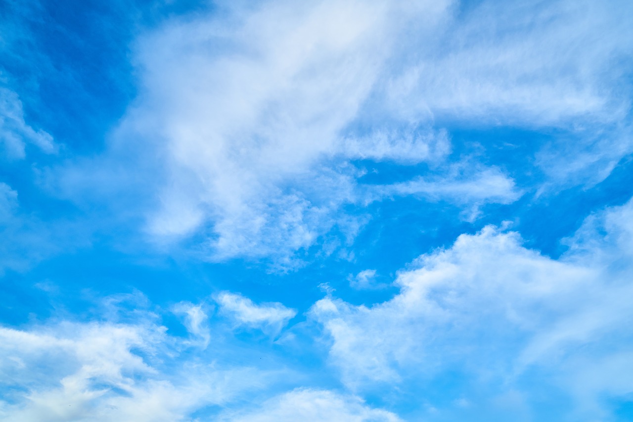 cloud blue summer free photo