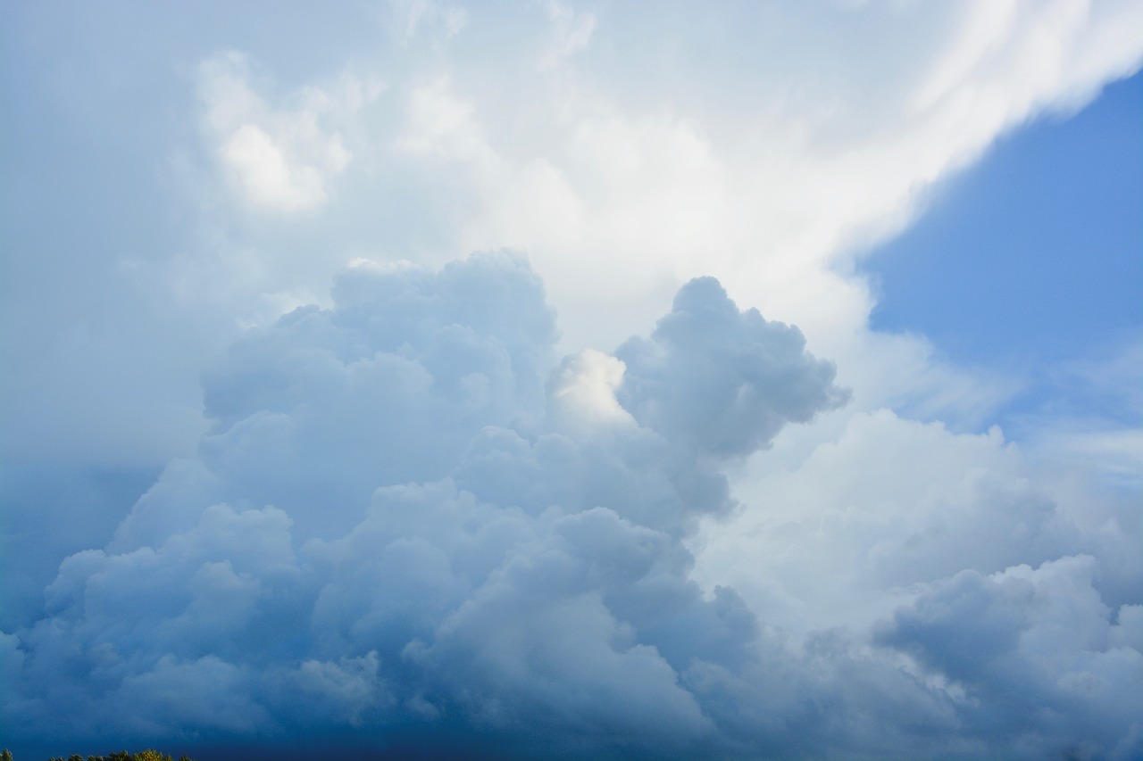 cloud clouds white free photo