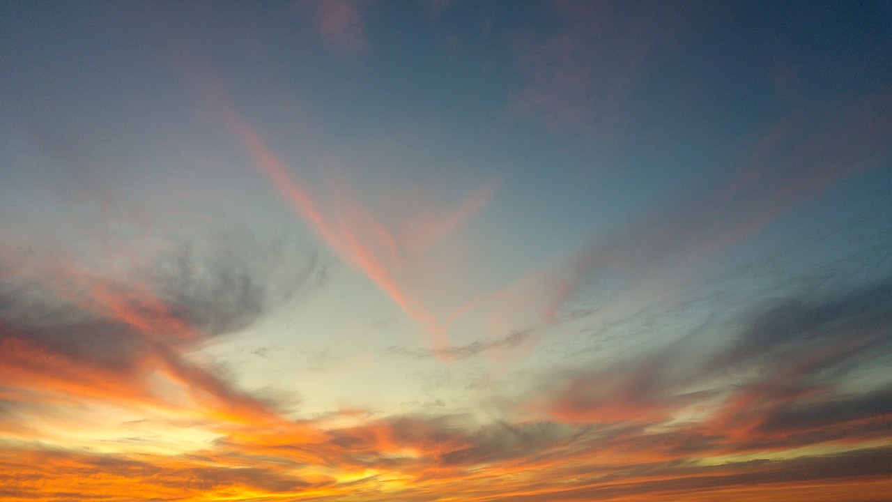 cloud clouds sunset free photo