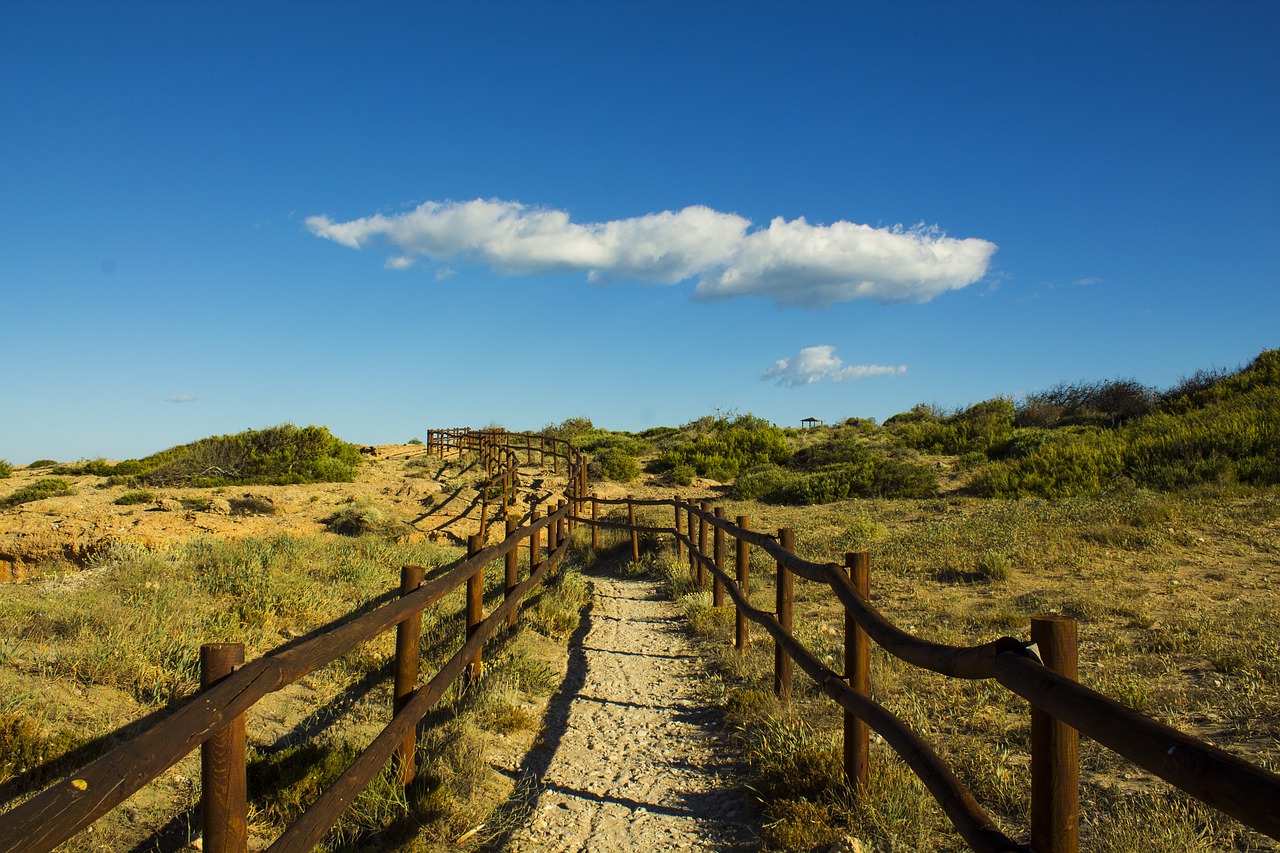 cloud path sky free photo