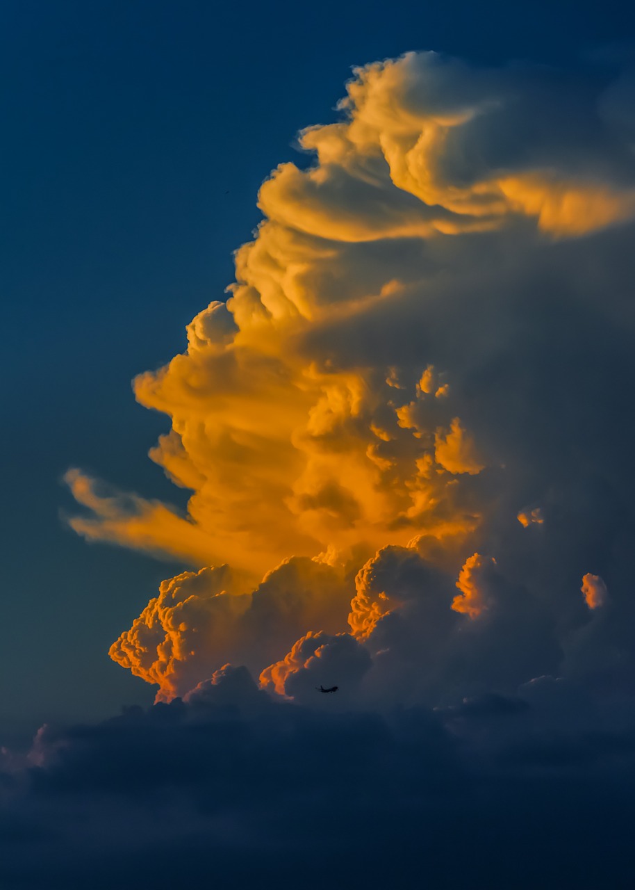 cloud sunset colors free photo