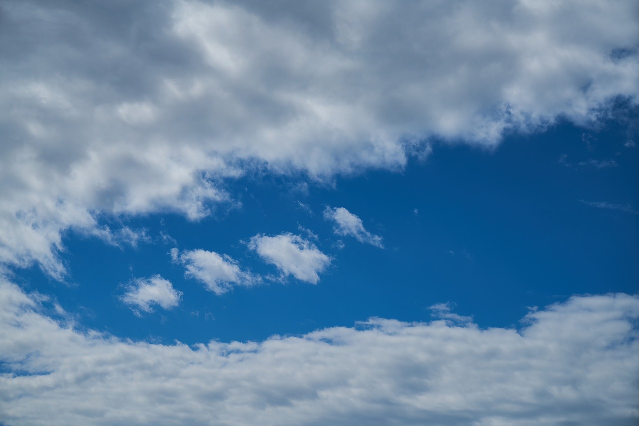 cloud blue summer free photo