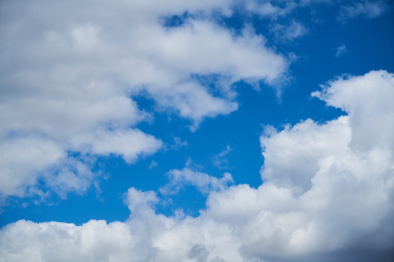 cloud blue summer free photo