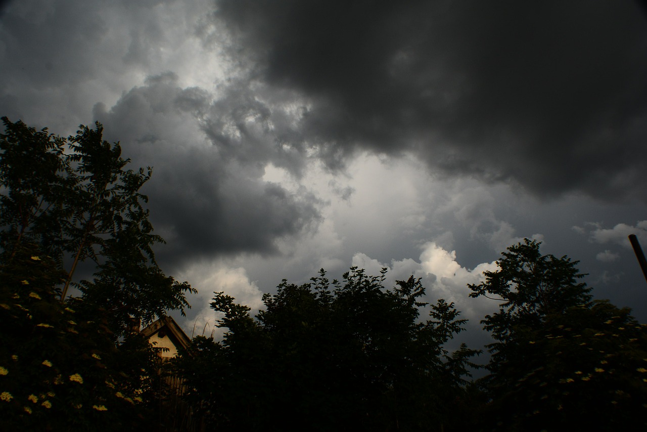 cloud storm rain free photo