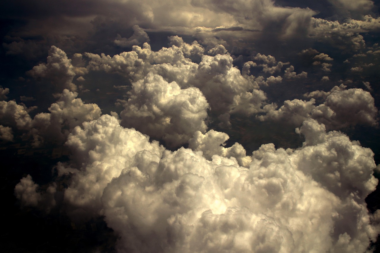 cloud  sky  height free photo