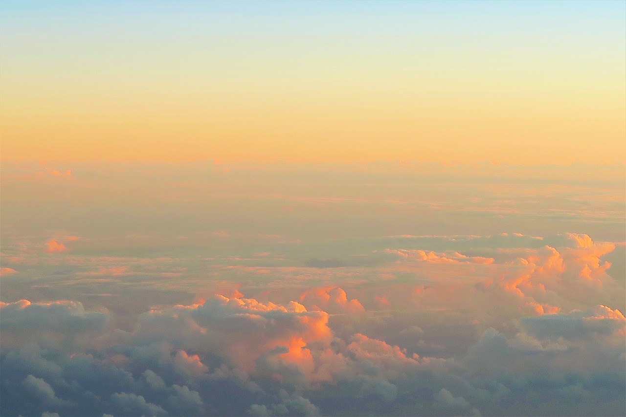 cloud  clouds  in the evening free photo