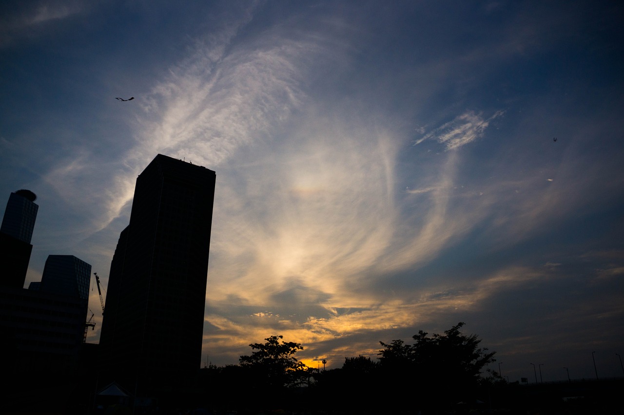 cloud night view han river free photo