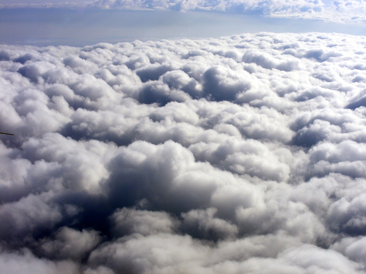 cloud sky white free photo