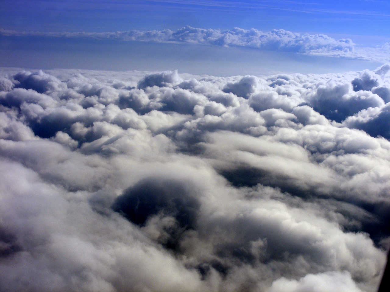 cloud sky white free photo