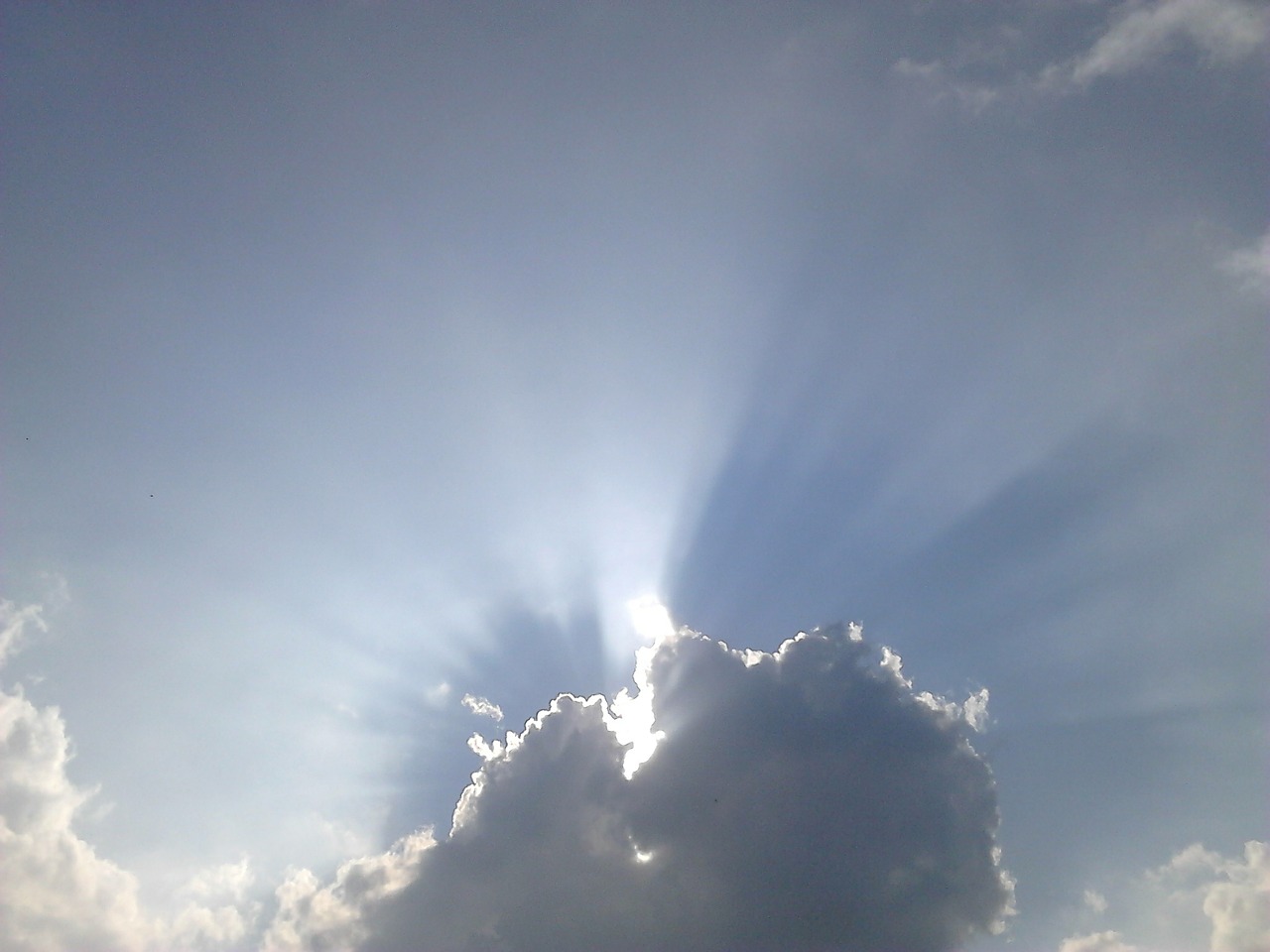 cloud sun sky free photo