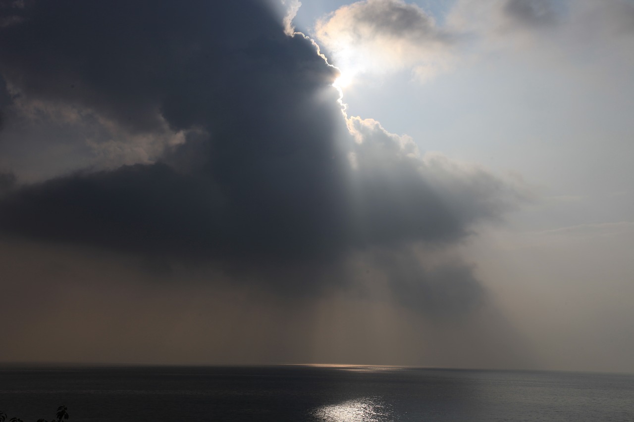 cloud blue sky sunshine free photo