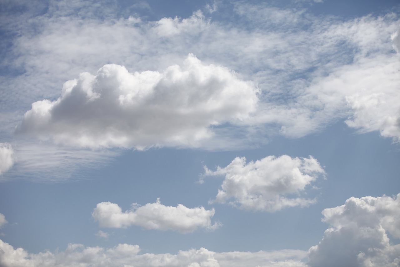 cloud sky blue free photo