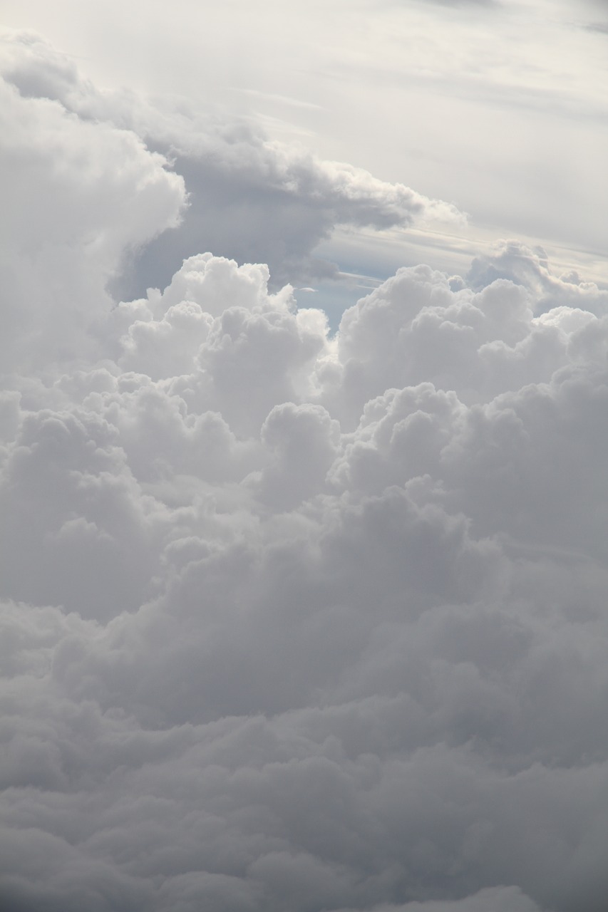 cloud the clouds aerial free photo