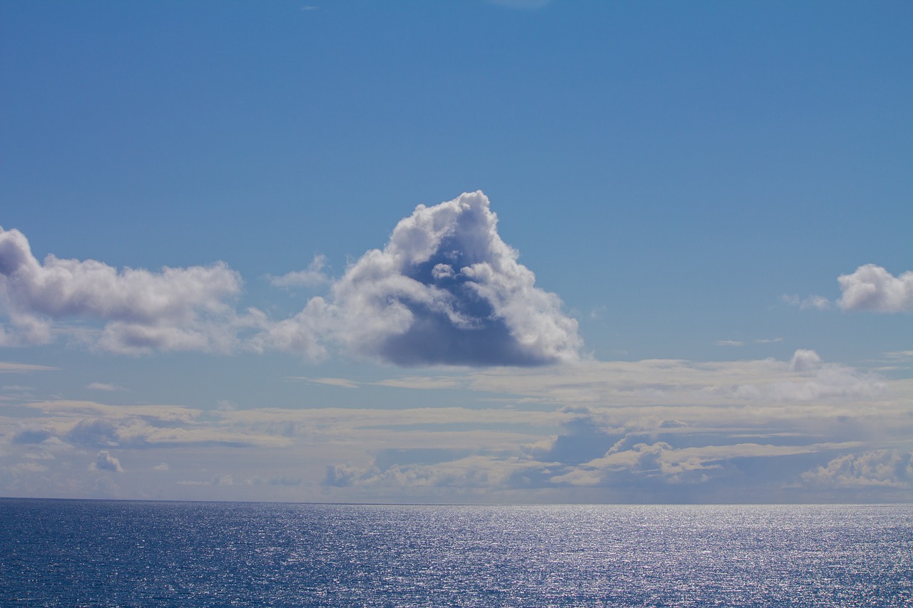 cloud ocean pacific free photo