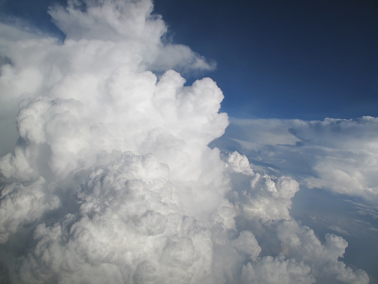 cloud blue sky soft free photo