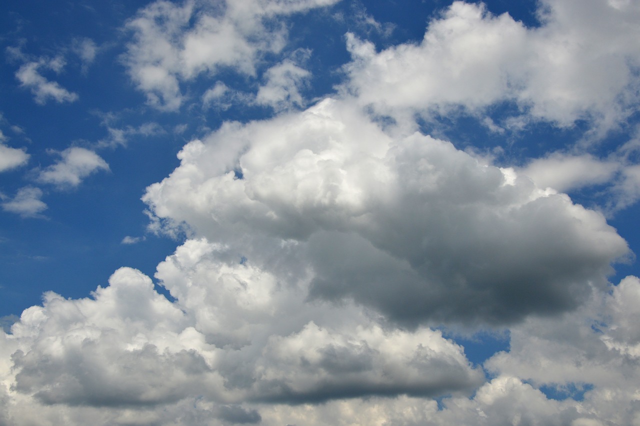 cloud sky blue sky free photo