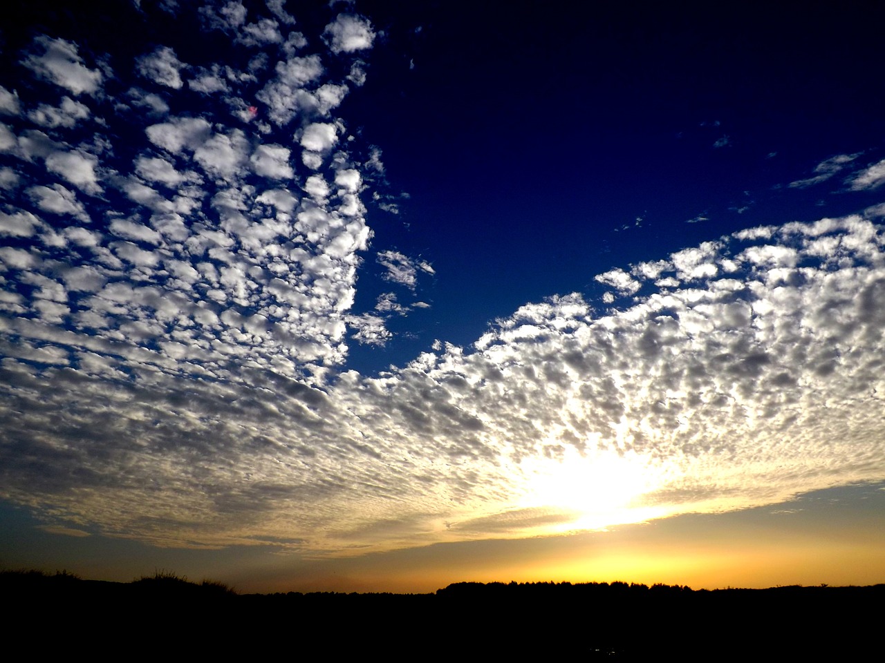 cloud sky sunset free photo