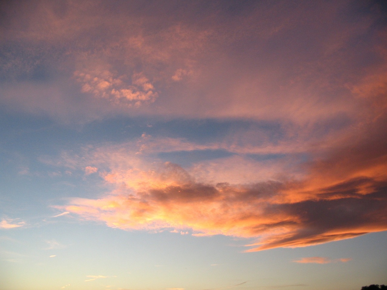 cloud sky sunset free photo