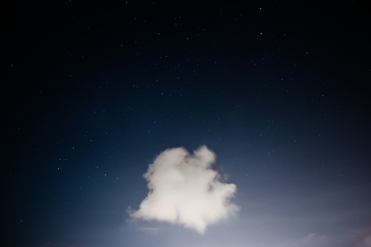 cloud stars sky free photo